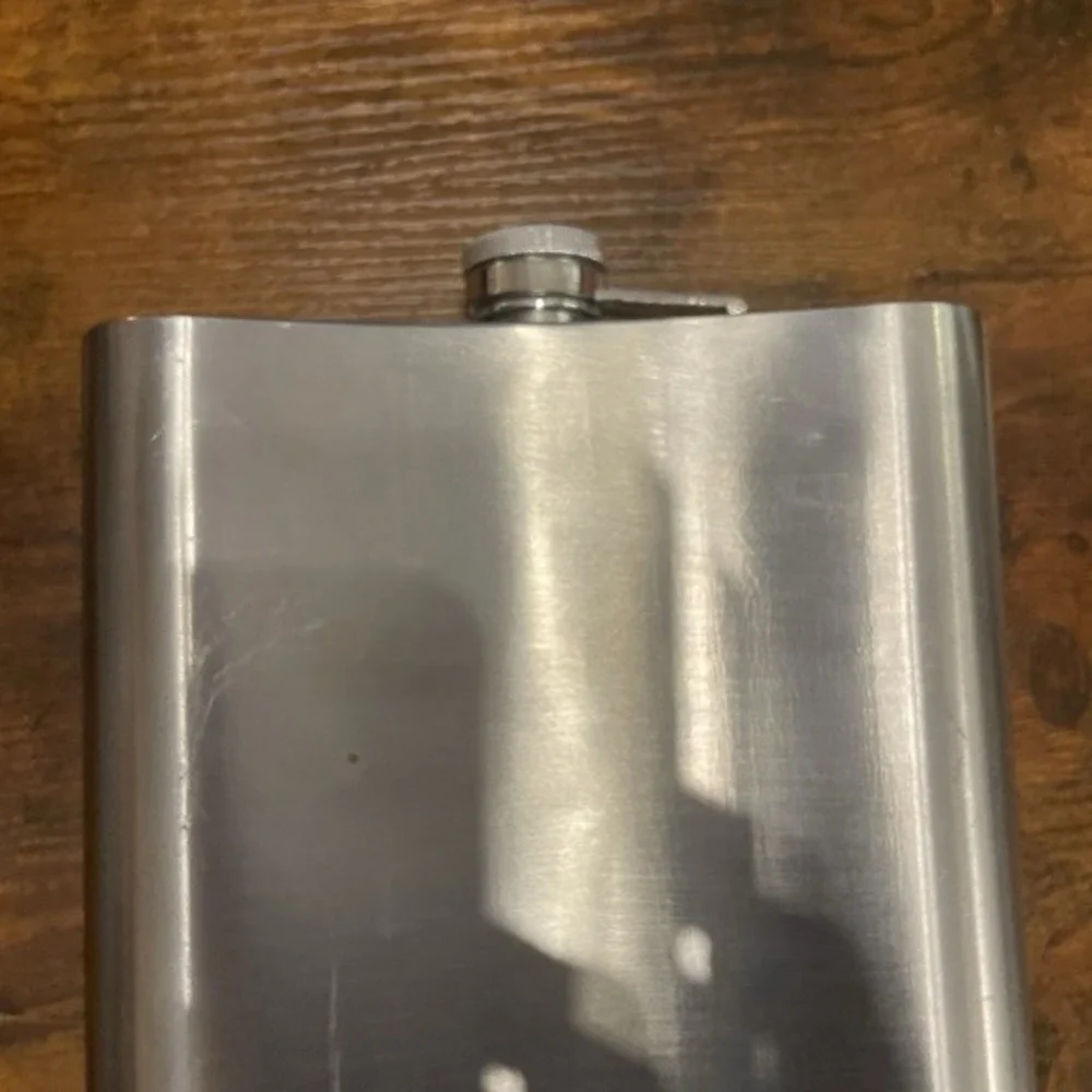 ✅ 64 oz Stainless Steel Hip Flask Jumbo Giant Oversized Liquor Canteen #️⃣0247